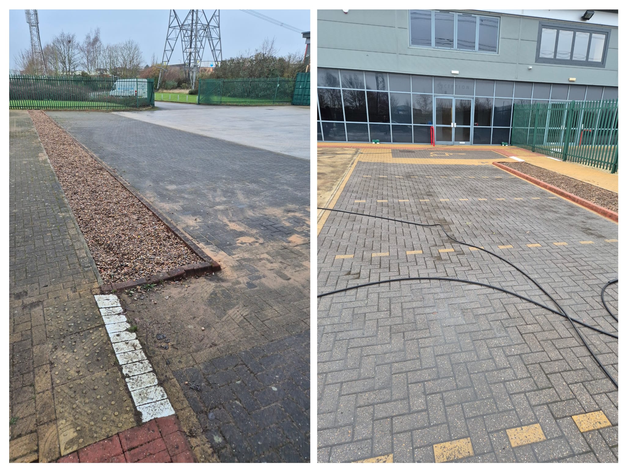Block paving cleaning service