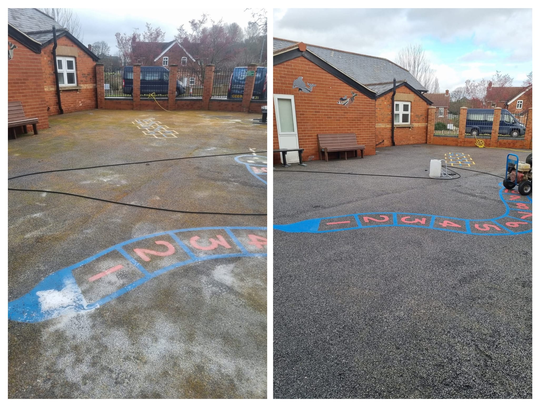 Driveway cleaning example 5