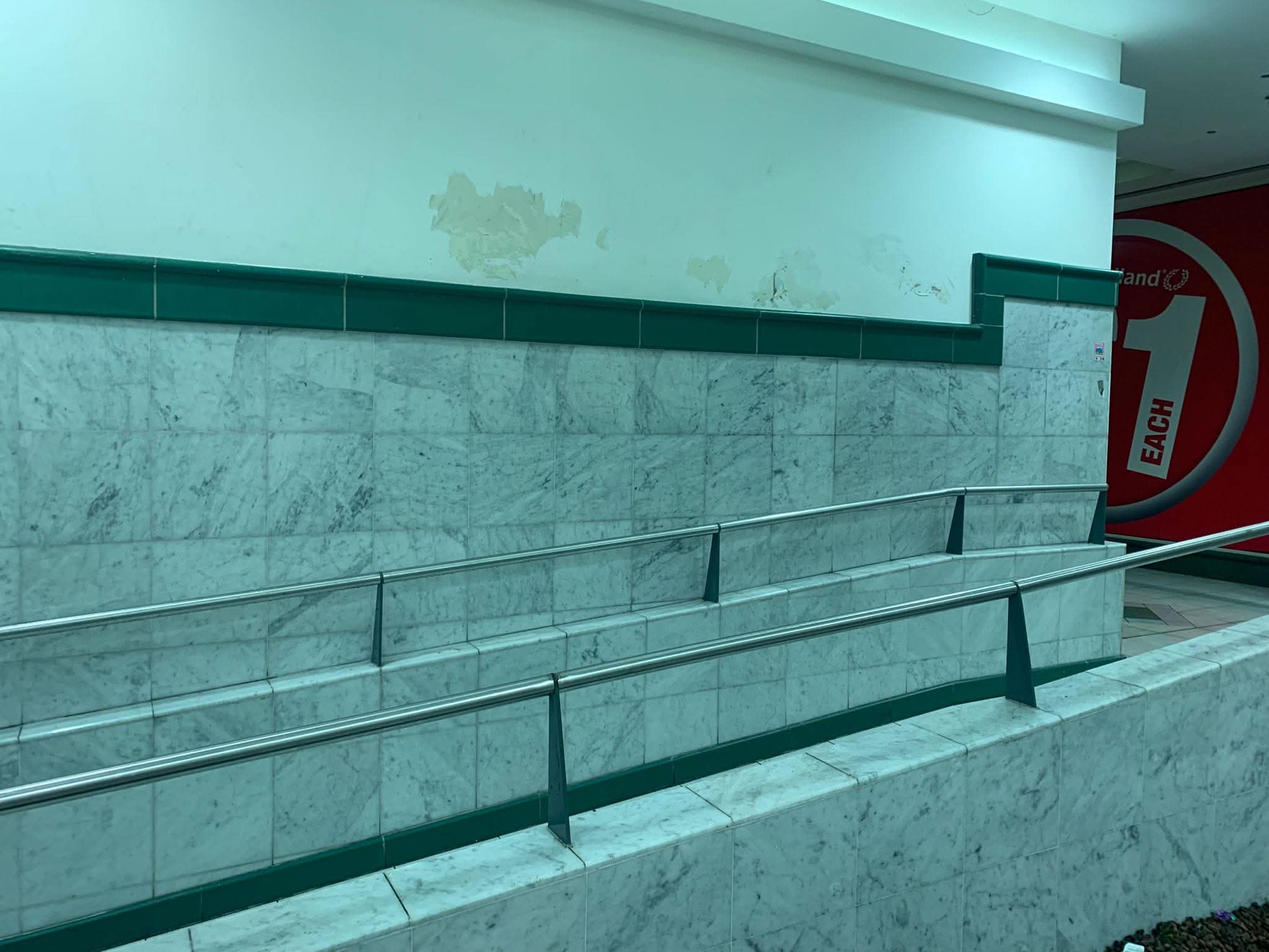 Wall graffiti vandalism