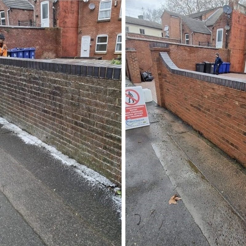 DHP Jet Services Doncaster Exterior Cleaning Specialists Walls Bricks 1